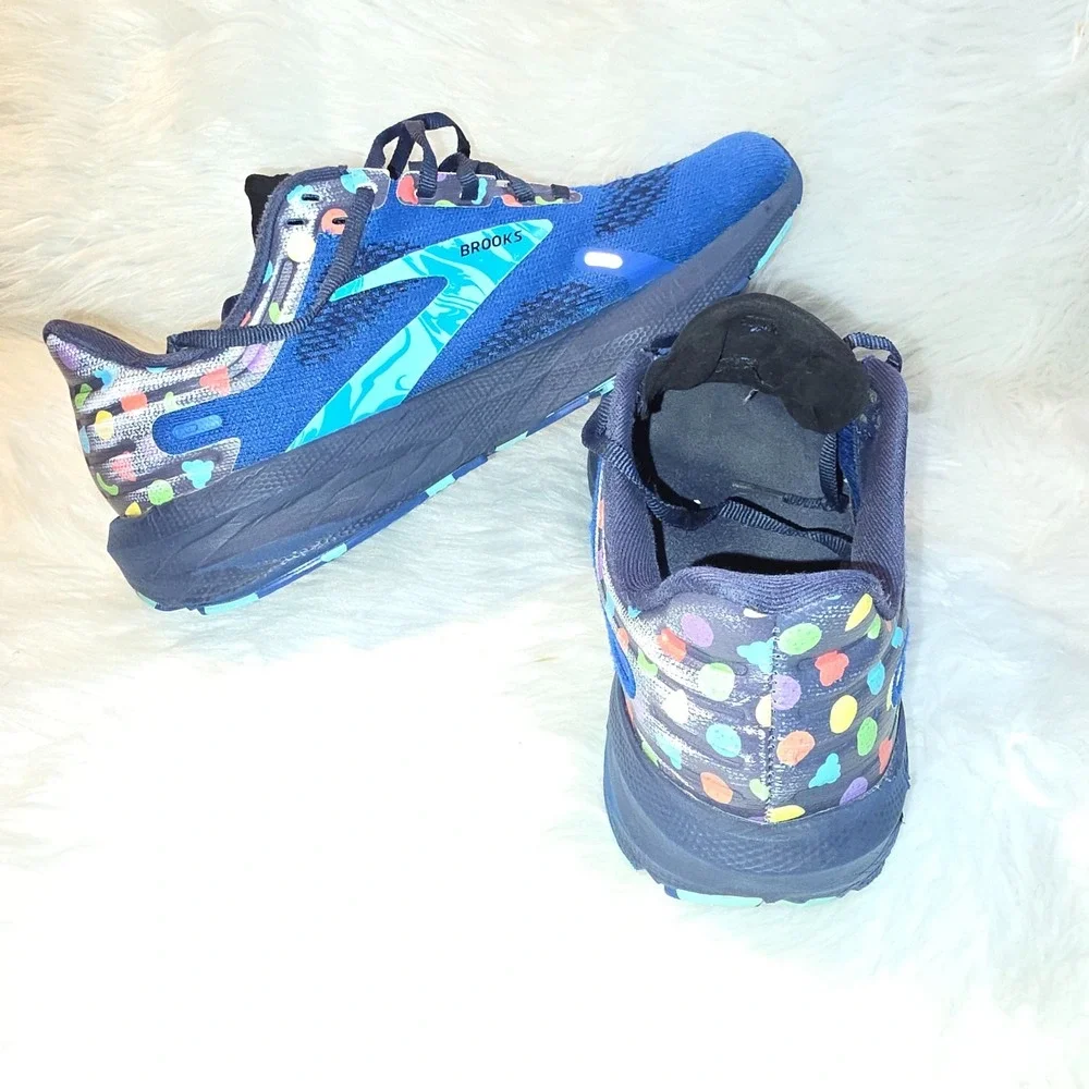 Size 9.5 - Brooks Launch 9 Blue Multi W